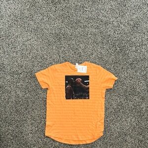 Custom Designed Orange Graphic Women’s T-Shirt-New With Tags